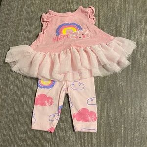 Gerber Baby Matching Short-Sleeve Top & Pants